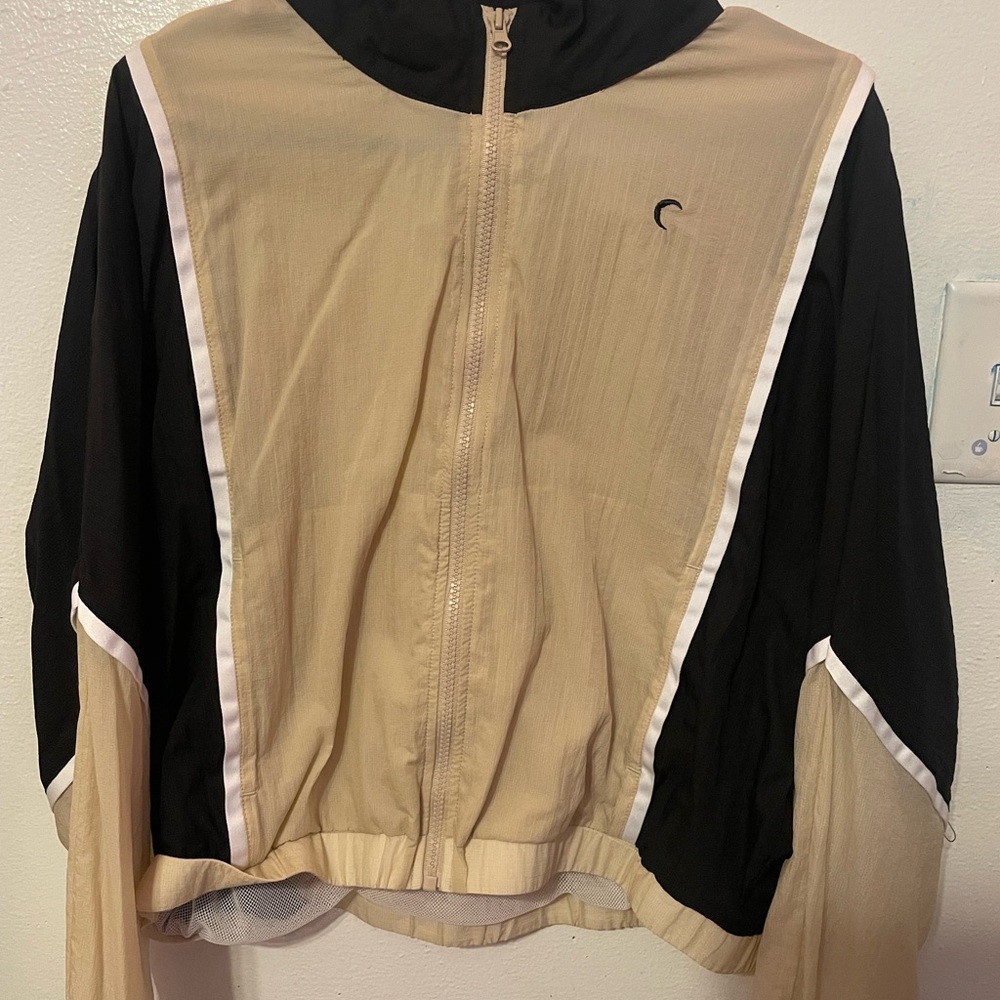 ZYIA Black and Tan Bomber Jacket